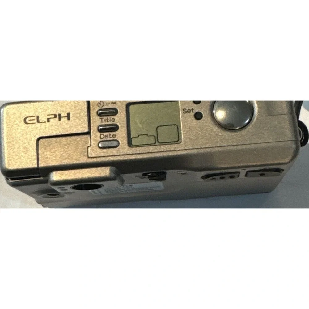 Canon ELPH Film Camera‎ UNTESTED 24-48mm 1:4.5-6.2 Zoom Lens Gold Color